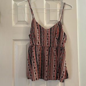 Tribal Print Tank Top